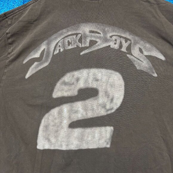 Travis Scott Jack Boys 2 Brown Rap Long Sleeve T-shirt Size Large - Picture 3 of 5